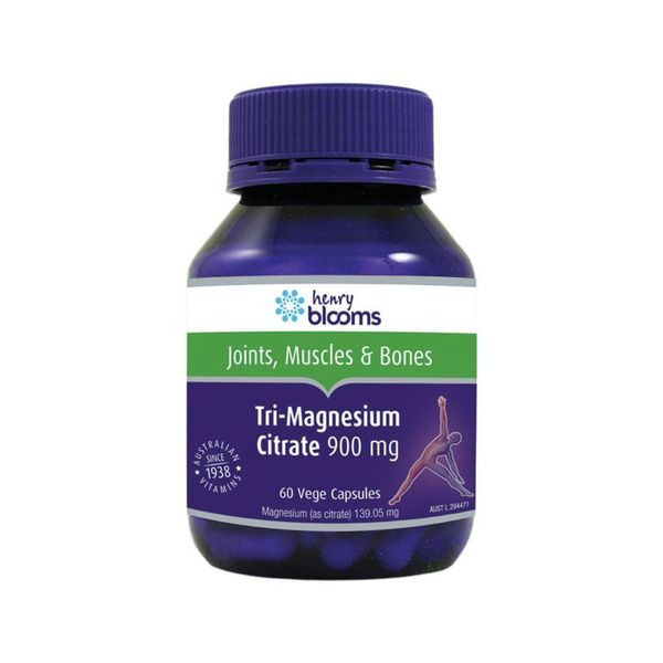 Blooms Magnesium Citrate 900mg 60 Capsules
