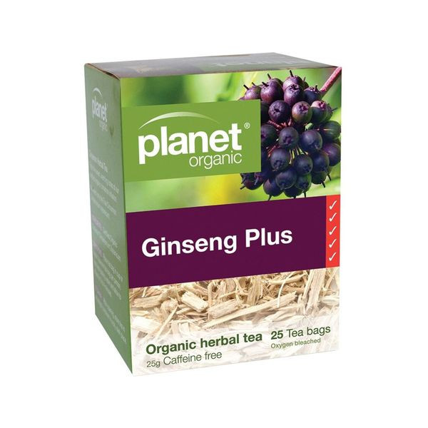 Planet Organic Ginseng Plus 25 Tea Bags