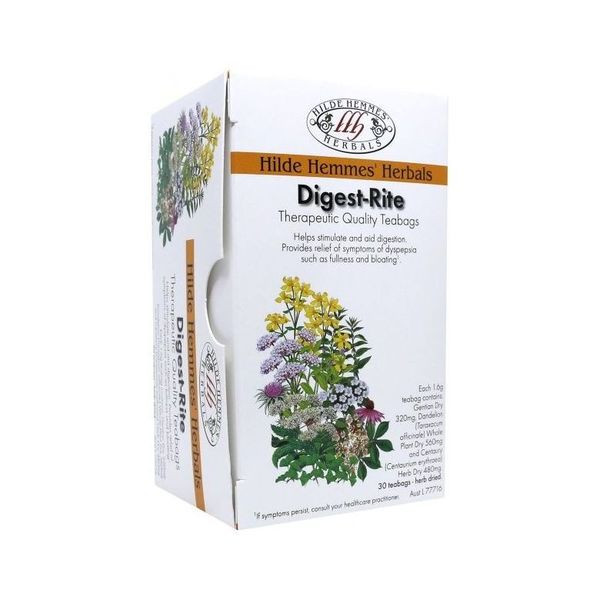 Hilde Hemmes Herbals Digest Rite 30 Tea Bags