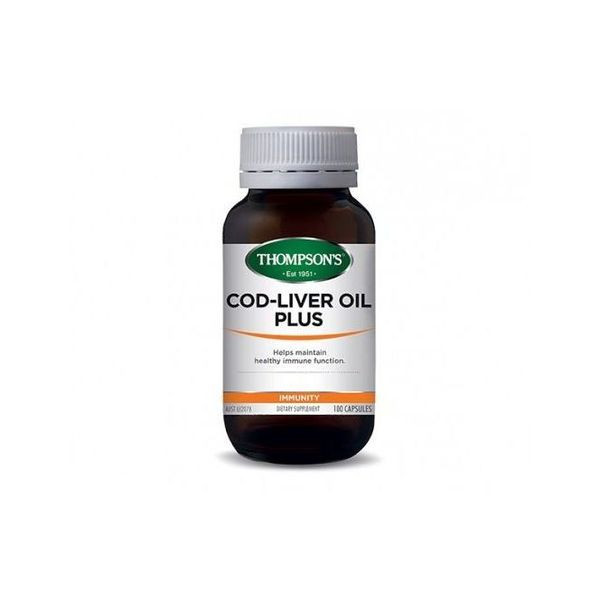 Thompsons Cod Liver Oil 100 Capsules
