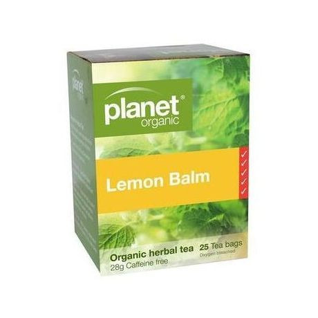 Planet Organic Lemon Balm 25 Tea Bags