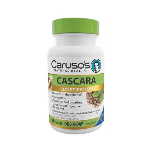 Carusos Health Cascara 60 Tablets