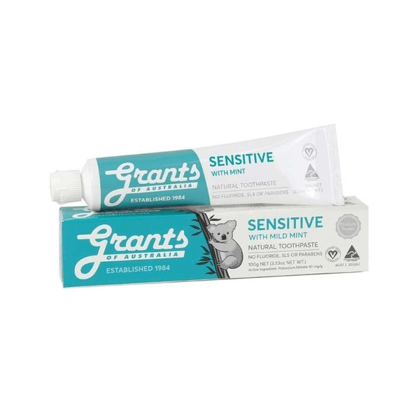 Grants Of Australia Toothpaste Sensitive With Mint 100g