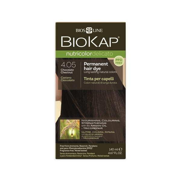 Biokap Nutricolor Delicato 4.05 Chocolate Chestnut 140ml