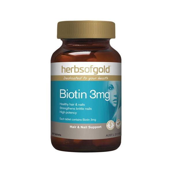 Herbs Of Gold Biotin 3mg 60 Tablets