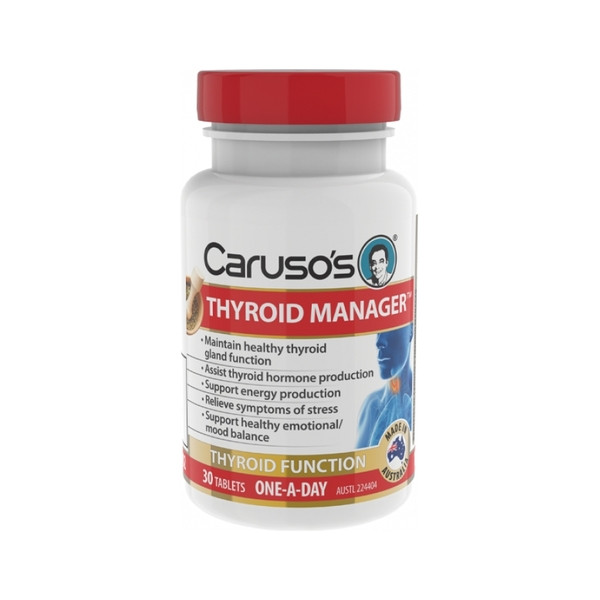 Carusos Health Thyroid Manager 30 Tablets