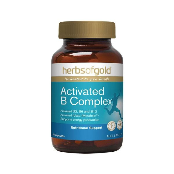 Herbs Of Gold Activated B Complex 60 Capsules